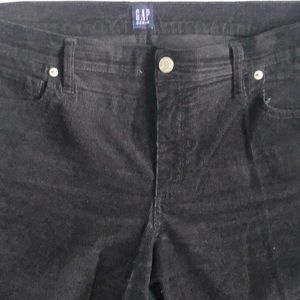 Gap NWOT black corduroy skinny pants 33L